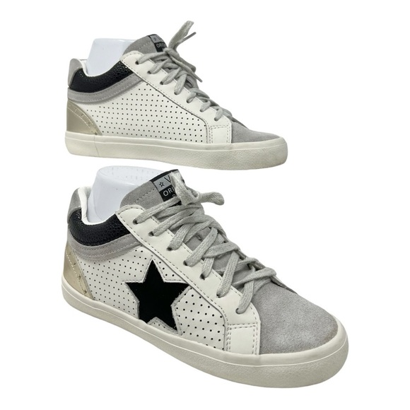 Vintage Havana gray suede with black and gold sneakers. - Picture 16 of 16